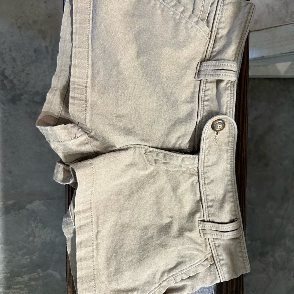 Red Camel Beige Cotton Casual Shorts